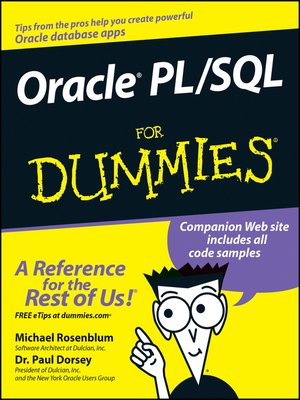 cover image of Oracle PL/SQL For Dummies